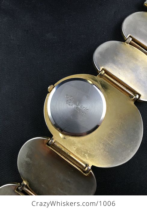 Beautiful Vintage Gold Tone St Marin Quartz Wrist Watch Small - #f9oFQGq41p4-4