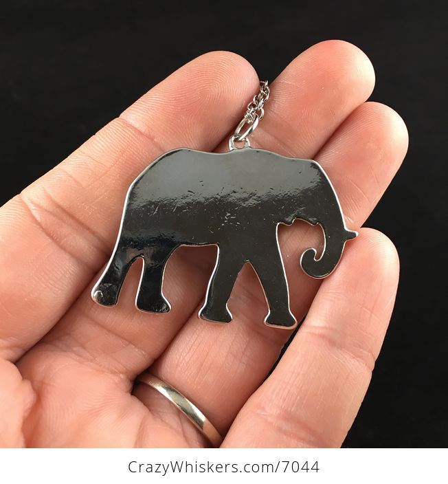 Cute Colorful and Floral Elephant Necklace Jewelry - #mP9JJFWGLMQ-6