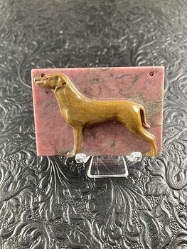 Dog Stone Cabochon Jewelry Mini Art Ornament #4QKKKE1jPZA