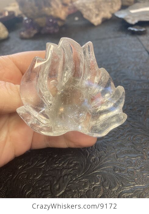 Octopus Carved in Polished Quartz Crystal - #pgM14mWPT6I-6
