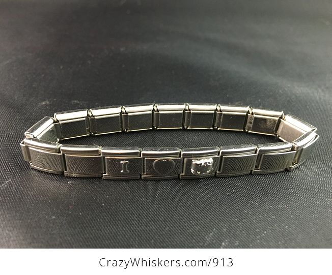Silver Tone Hello Kitty Charm Link Expansion Bracelet - #FQh6yJycKHg-1