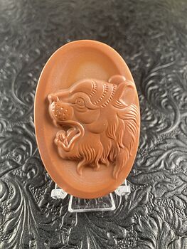 Tiger Carved Mini Art Red Malachite Stone Pendant Cabochon Jewelry #gfLIIbxEnnY