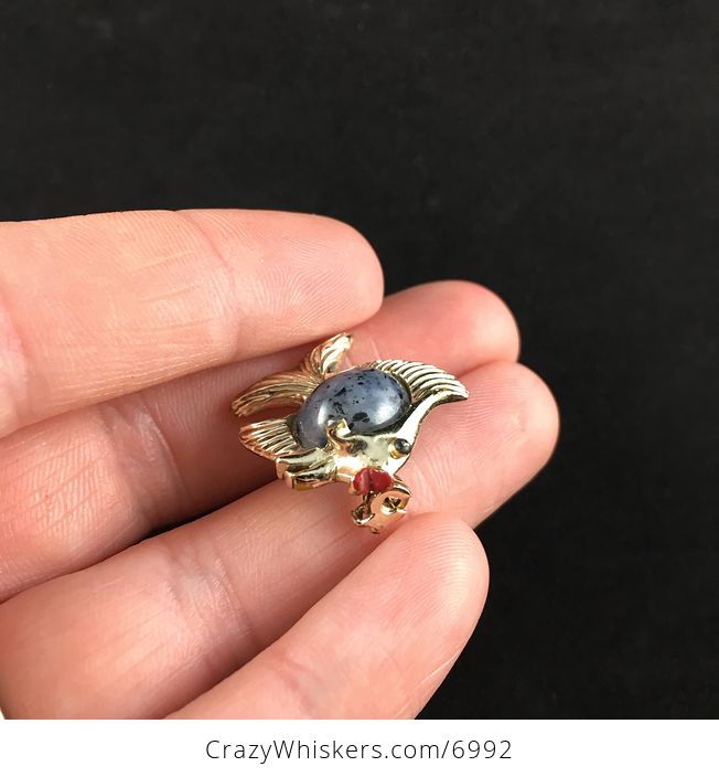Vintage Fish Brooch Pin Jewelry - #mQNy3b4JX9o-2