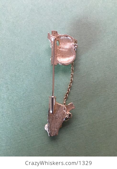 Vintage Gold Tone Avon Koala and Baby Joey Stick Brooch Pin Shipping Included in Price - #53sIc2yKSKs-3