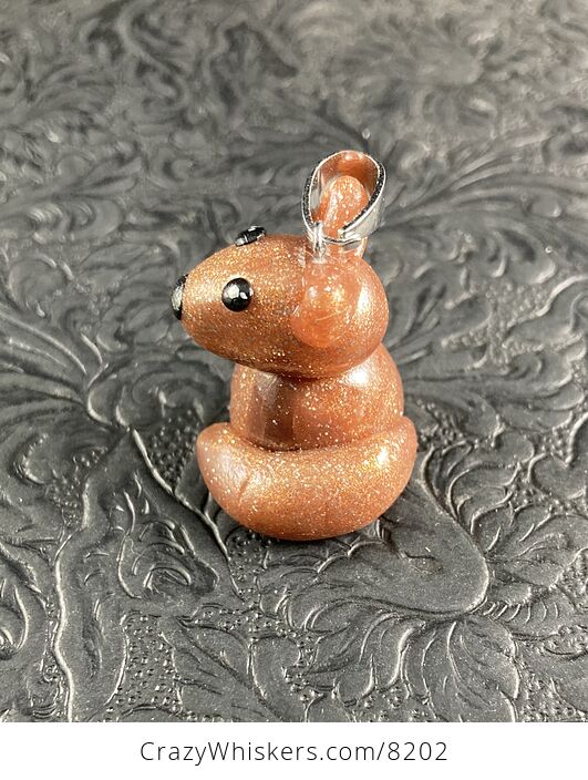 Adorable Fox Polymer Clay Pendant Animal Jewelry - #dR9aiJ32cuQ-3