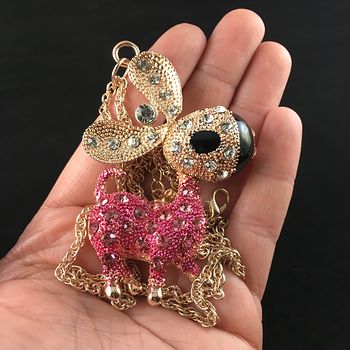 Adorable Pink Donkey Pendant Necklace Jewelry #bS9pyjiBYQo