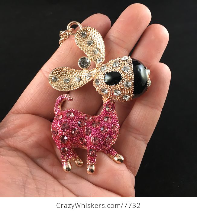Adorable Pink Donkey Pendant Necklace Jewelry - #bS9pyjiBYQo-2