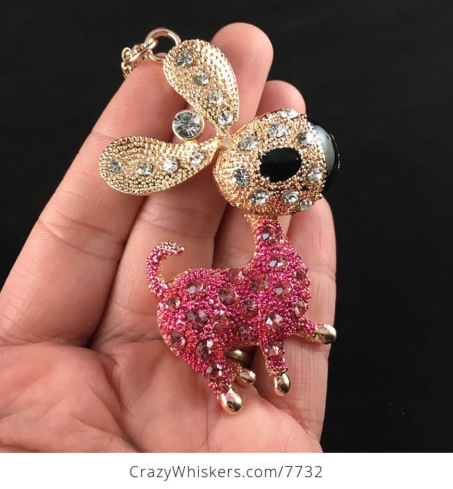 Adorable Pink Donkey Pendant Necklace Jewelry - #bS9pyjiBYQo-5