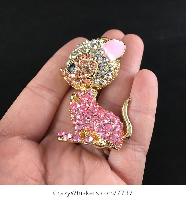 Adorable Pink Mouse Pendant Necklace Jewelry - #Pv6iCrDUDhw-2