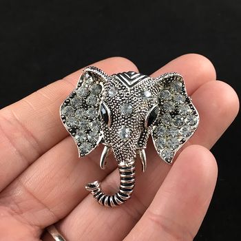 Beautiful Elephant Head Brooch Pin Jewelry #zekN6Qk42nU
