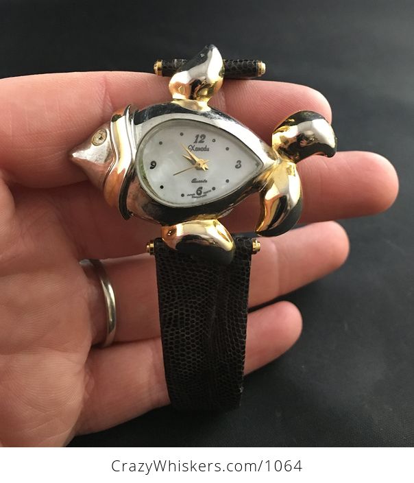 Beautiful Fish Clock Face Xanadu Wrist Watch - #0qJ1jfQYy5U-1