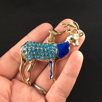 Blue Buck Deer Pendant Jewelry #hJpRgpqeiNM