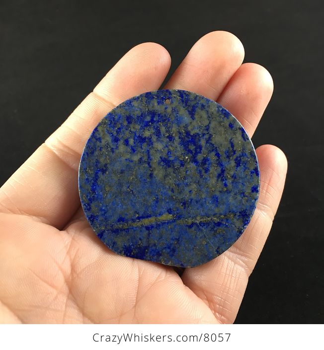Carved Scorpion in Blue Lapis Lazuli Stone Jewelry Pendant - #VzO9V4poKeQ-5