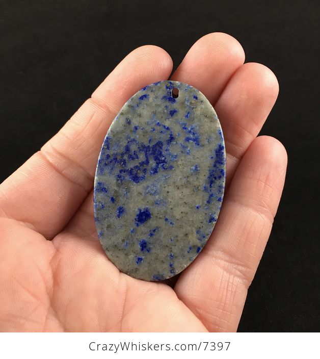 Chameleon Lizard Carved Lapis Lazuli Stone Pendant Jewelry - #8IdX3S9fqpQ-5