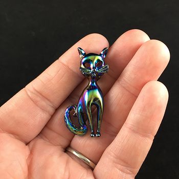 Colorful Kitty Cat Brooch Pin Jewelry #7d8KVxDV7t4
