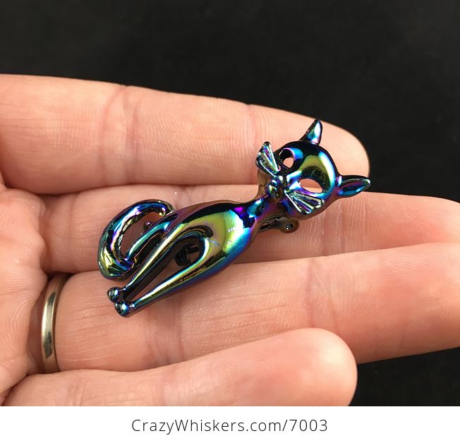 Colorful Kitty Cat Brooch Pin Jewelry - #7d8KVxDV7t4-3