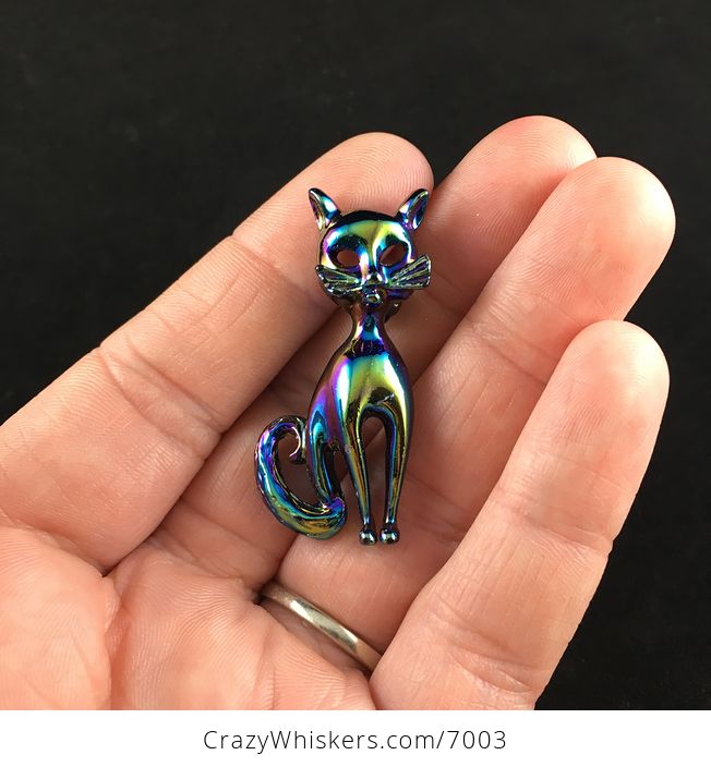 Colorful Kitty Cat Brooch Pin Jewelry - #7d8KVxDV7t4-1