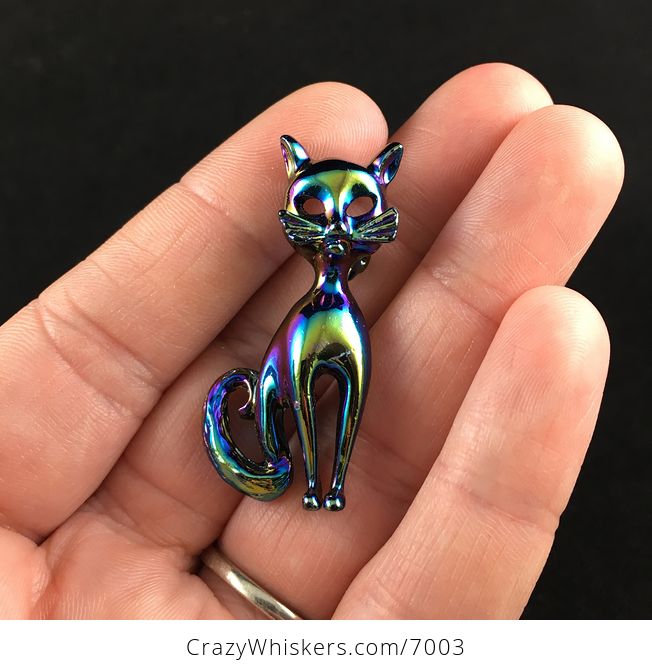 Colorful Kitty Cat Brooch Pin Jewelry - #7d8KVxDV7t4-2