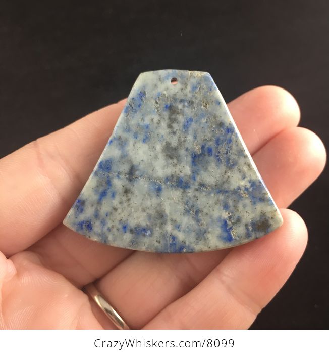 Crane Bird Carved Lapis Lazuli Stone Jewelry Pendant - #rYWVidsjWOs-2