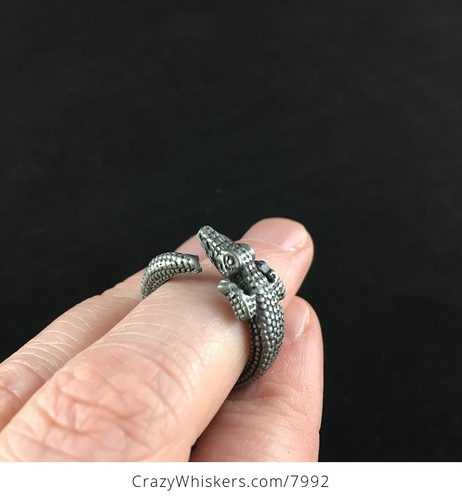 Cute Crocodile Alligator Jewelry Ring - #ptAd6PsaPa4-2