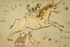 Digital Image of Unicorn and Dog Constellations #KDCIXNlvhiI