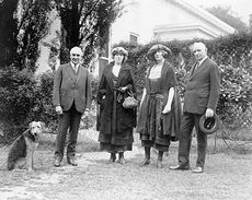 Digital Photo of President Warren Harding and His Pet Dog Laddie Boy in the Yard at the White House with 34pop34 Anson and His Daughters #8GKG2JZeWgM