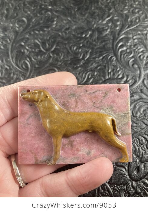 Dog Stone Cabochon Jewelry Mini Art Ornament - #4QKKKE1jPZA-3