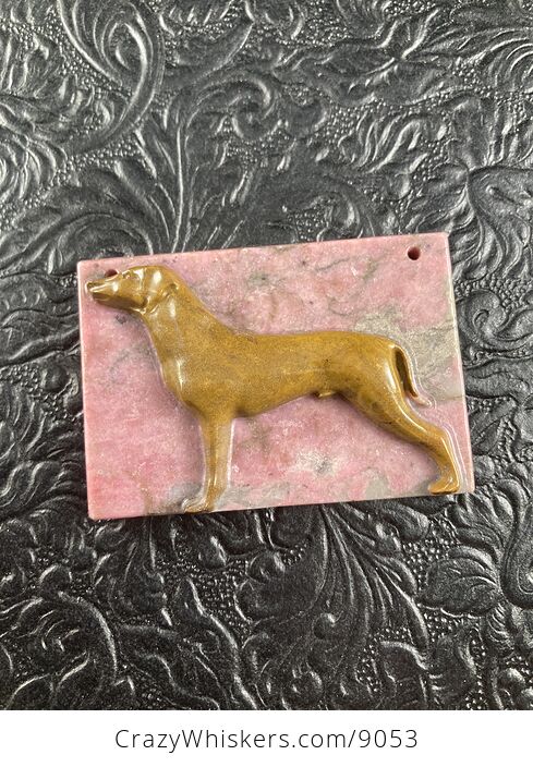 Dog Stone Cabochon Jewelry Mini Art Ornament - #4QKKKE1jPZA-4