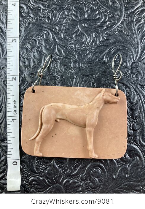 Dog Stone Pendant Jewelry Mini Art Ornament - #nMvbNdC6Qq4-3