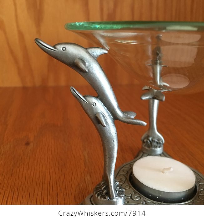 Dolphin Wax Melter Oil Warmer Tealight Candle Holder - #IU56Dqc5nnc-5
