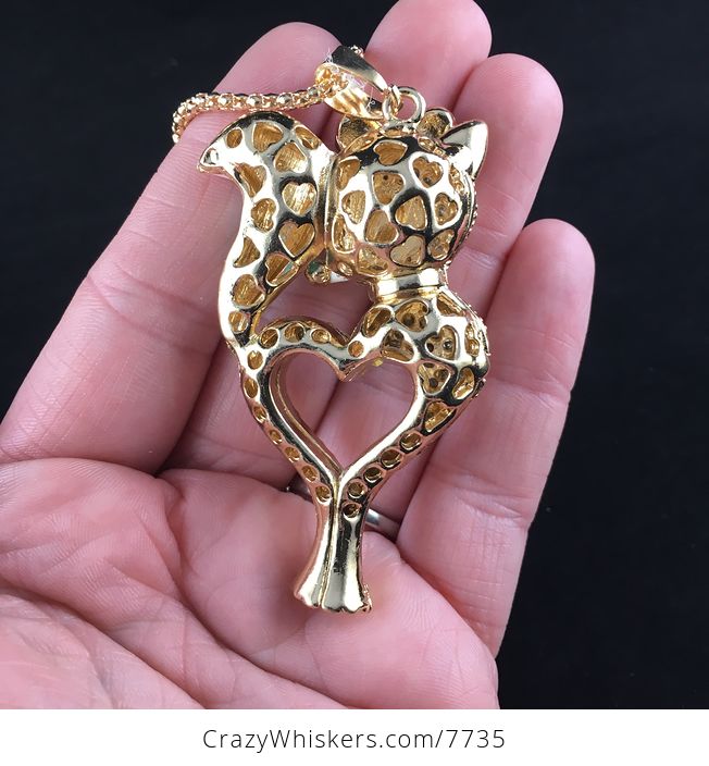 Flirty Fox Heart Pendant Necklace Jewelry - #Wrj14VotD5Q-6