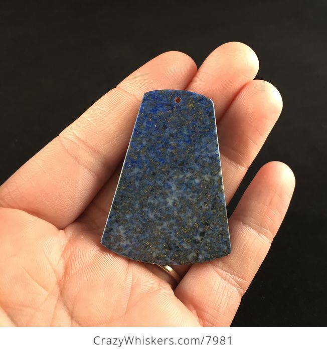 Flying Pig Carved Lapis Lazuli Stone Pendant Jewelry - #sAC9iOS2jrw-4