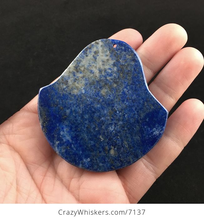 Flying Pigs Carved Lapis Lazuli Stone Pendant Jewelry - #8eXjTOSsBWM-6