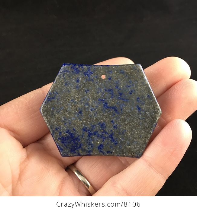 Fox Carved Lapis Lazuli Stone Jewelry Pendant - #HnIYJmQuqFs-5