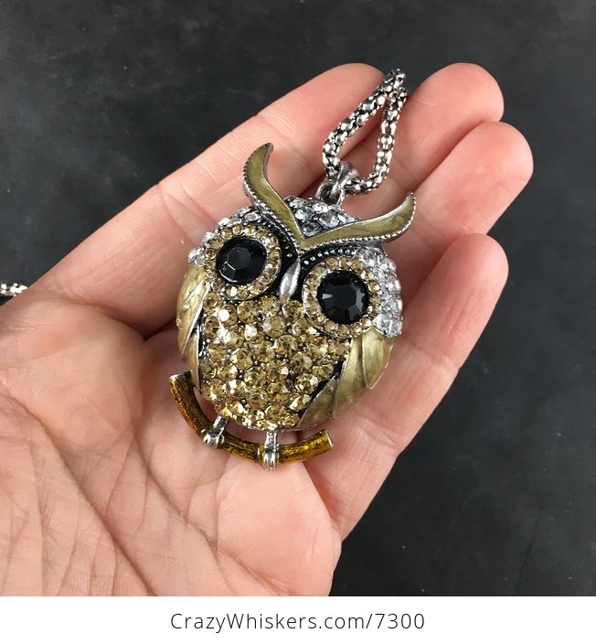Golden Owl Jewelry Necklace Pendant - #izQIllSrcWc-2