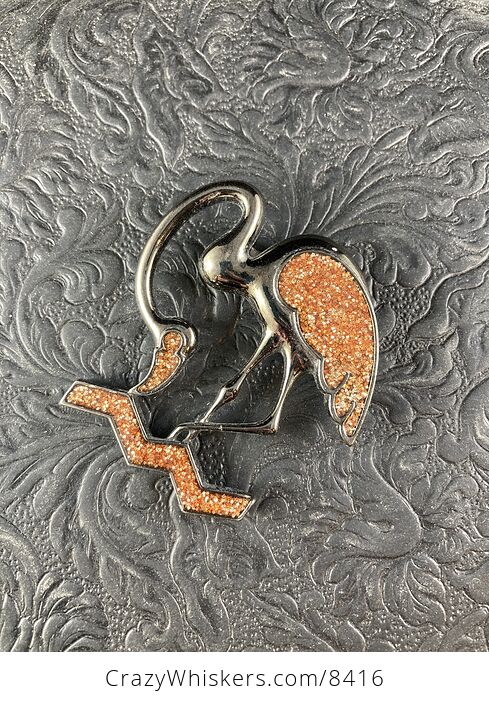 Jj Flamingo Brooch Pin - #jSVyfCVi4Jo-2