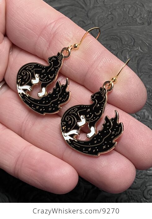 Magical Fox Witchy Earrings - #6XlOyUKm4HY-3