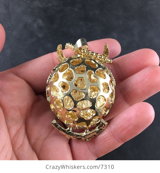 Metallic Brown Owl Jewelry Necklace Pendant - #rDNXFw2kGZU-5