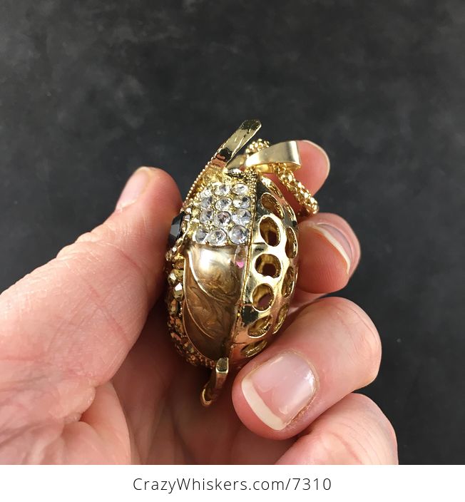 Metallic Brown Owl Jewelry Necklace Pendant - #rDNXFw2kGZU-4