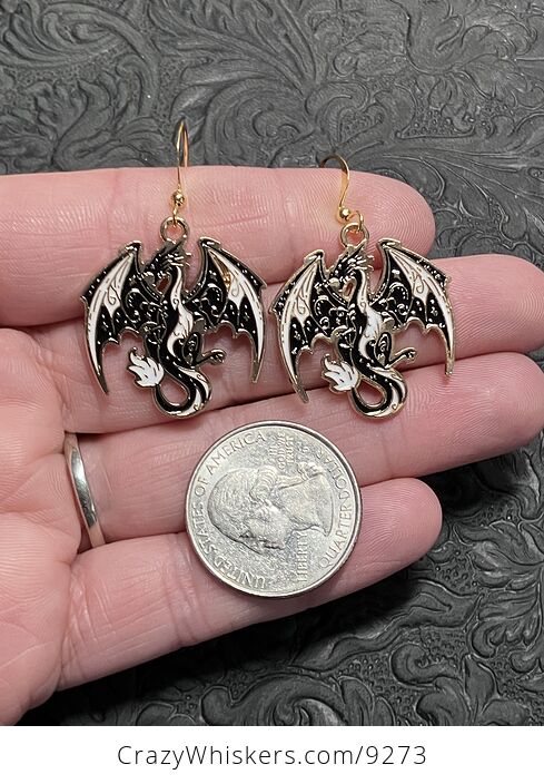 Mystical Dragon Witchy Earrings - #GsBJijsoxIk-4