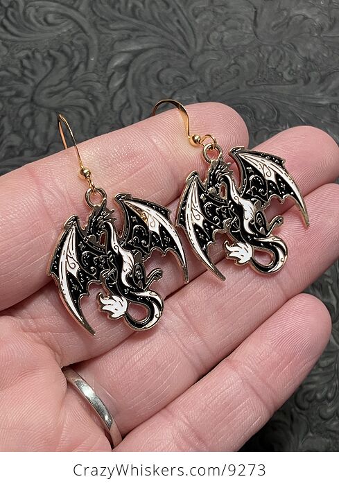 Mystical Dragon Witchy Earrings - #GsBJijsoxIk-2