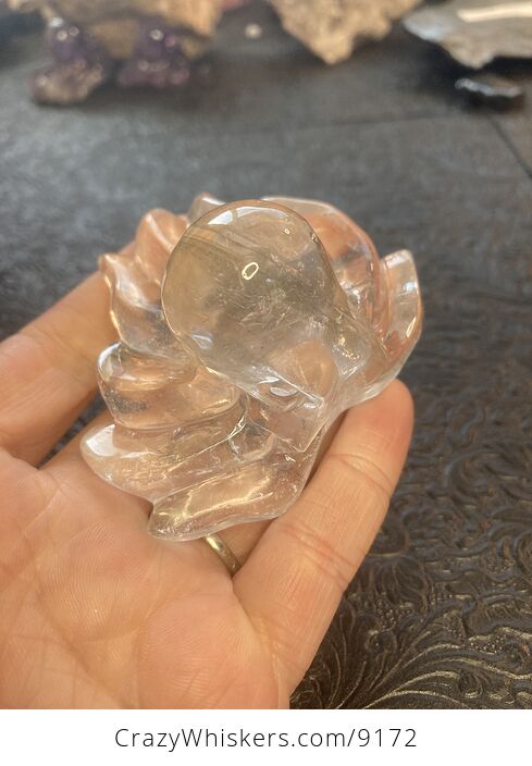 Octopus Carved in Polished Quartz Crystal - #pgM14mWPT6I-7