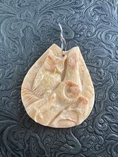 Owl Lizard Squirrel and Bird Carved in Jasper Stone Pendant Jewelry #K5EDWsbLff4