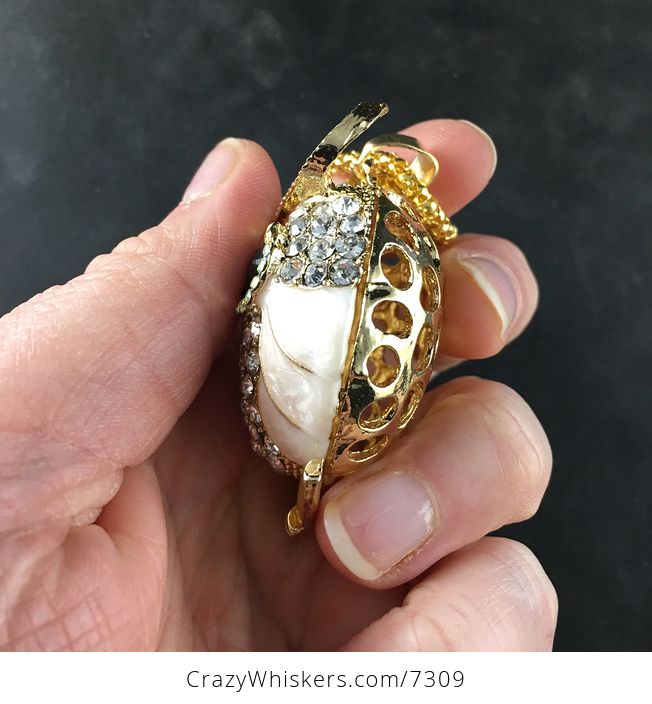 Pearlescent Owl Jewelry Necklace Pendant - #wtgLvpb9KUs-5