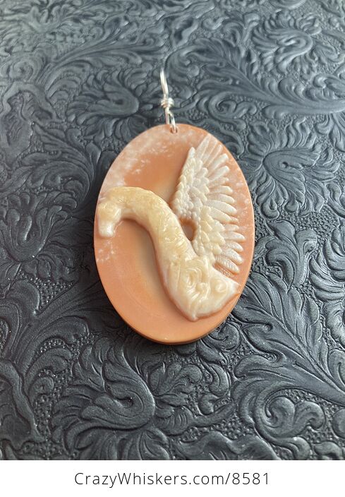 Pegasus Pendant Jewelry Jasper Stone Mini Art Ornament - #r5IZyKnoYa4-5