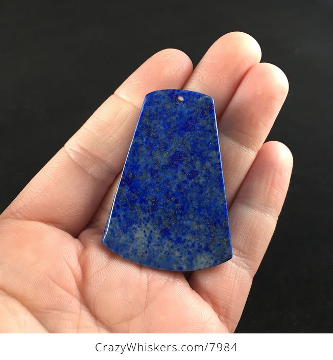 Praying Mantis Carved Lapis Lazuli Stone Pendant Jewelry - #QiPBMckTbBM-4