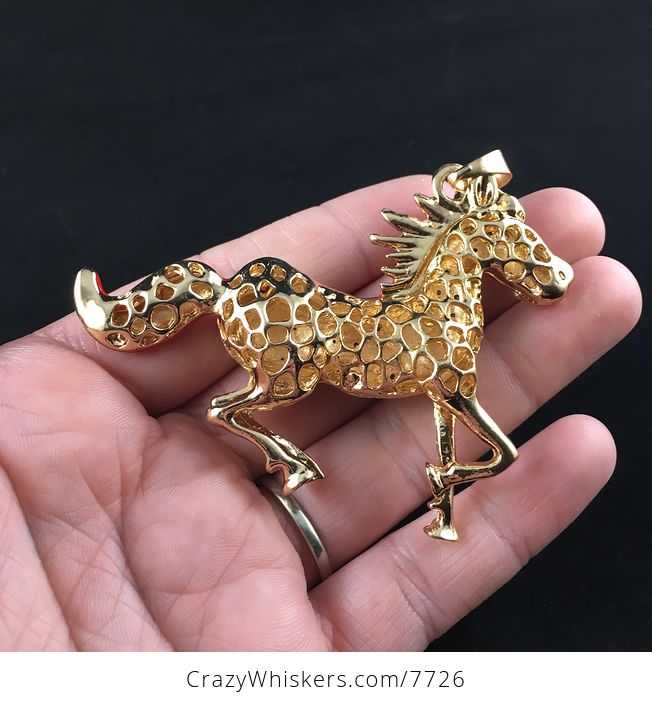Rhinestone Horse Pendant Jewelry - #UAVZUIRWEgY-5