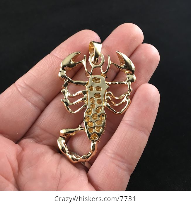 Scorpion Pink and Gold Pendant Jewelry - #ijb63kKqM2M-4