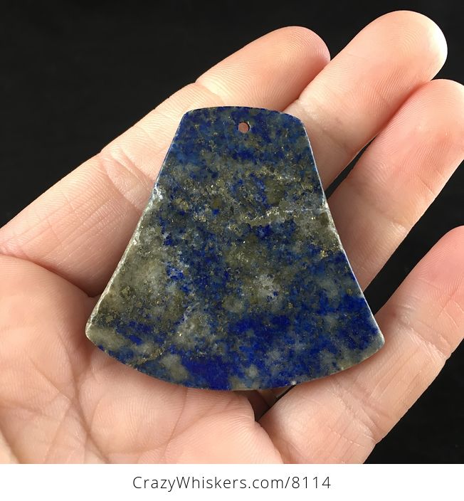 Seal Carved in Blue Lapis Lazuli Stone Pendant Jewelry - #u2xSWYS2NLo-2