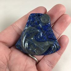 Seal Carved Lapis Lazuli Stone Pendant Jewelry #kbQ6FHzaCsw